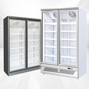 Geladeiras com display (porta de vidro)